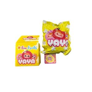 Baby Three Yaya Fun‎ Fruit Series Pendant Vinyl Toy - Grape / Purple - US SELLER